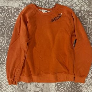 Detroit Embroidered Sweatshirt size L
